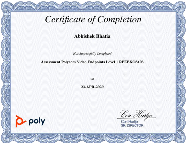 POLY certificate 36